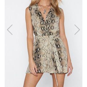 Nasty Gal Romper New With Tags